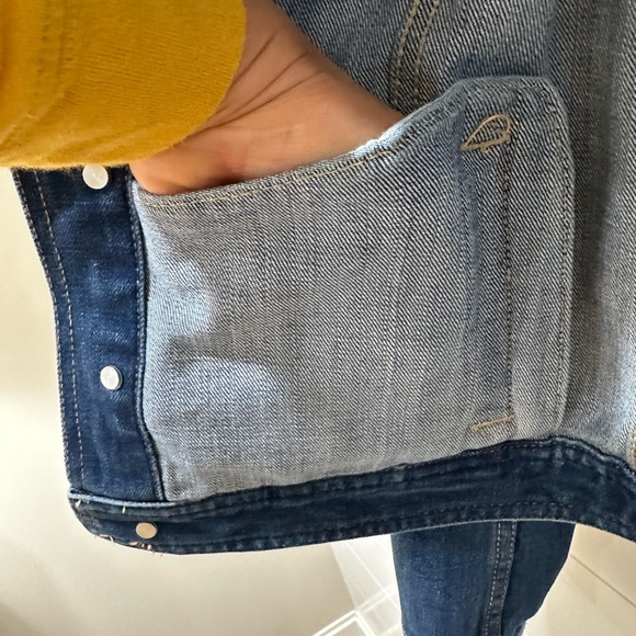 Blue Jean Jacket - hand painted - Picture 3 of 4